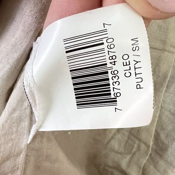 BCBGMaxAzria Cleo Genuine Leather Moto Jacket in Putty - Picture 11 of 12